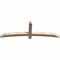 Ekena Millwork Bellingham Smooth Timber Gable Bracket, Douglas Fir, 72"W x 24"H x 3 1/2"D x 3 1/2"F, 8/12 Pitch GBW072X24X0404BEL00SDF - alternate 3